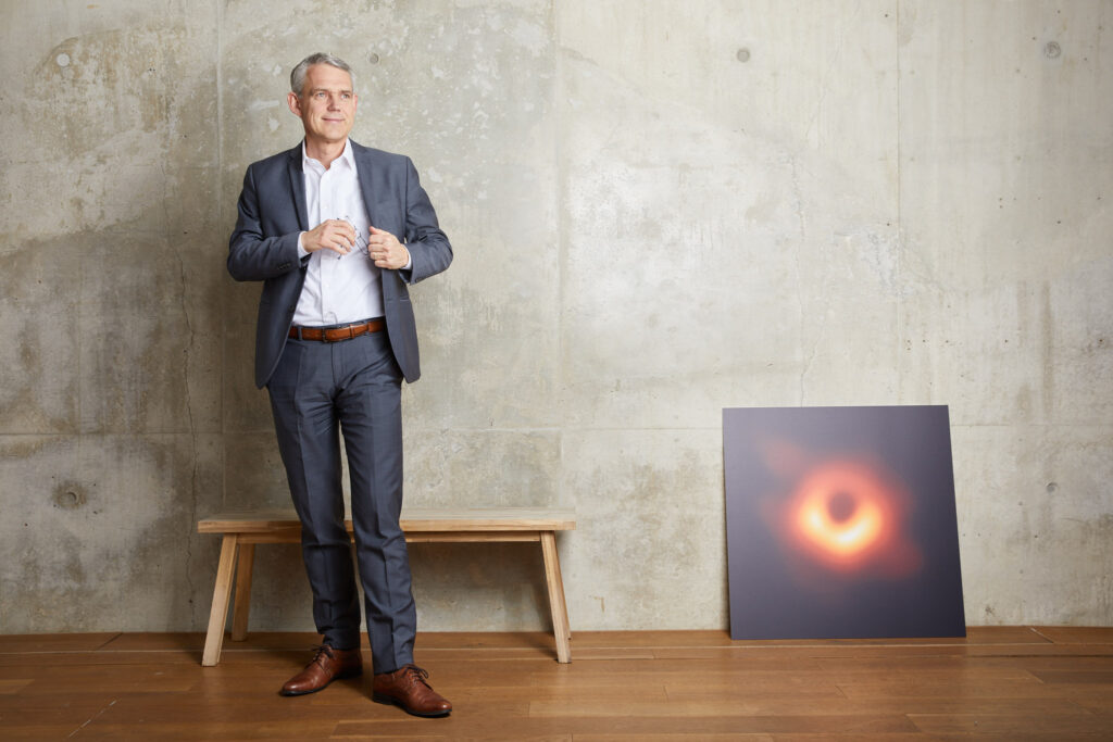 Heino Falcke is a theoretical astrophysicist and radio astronomer